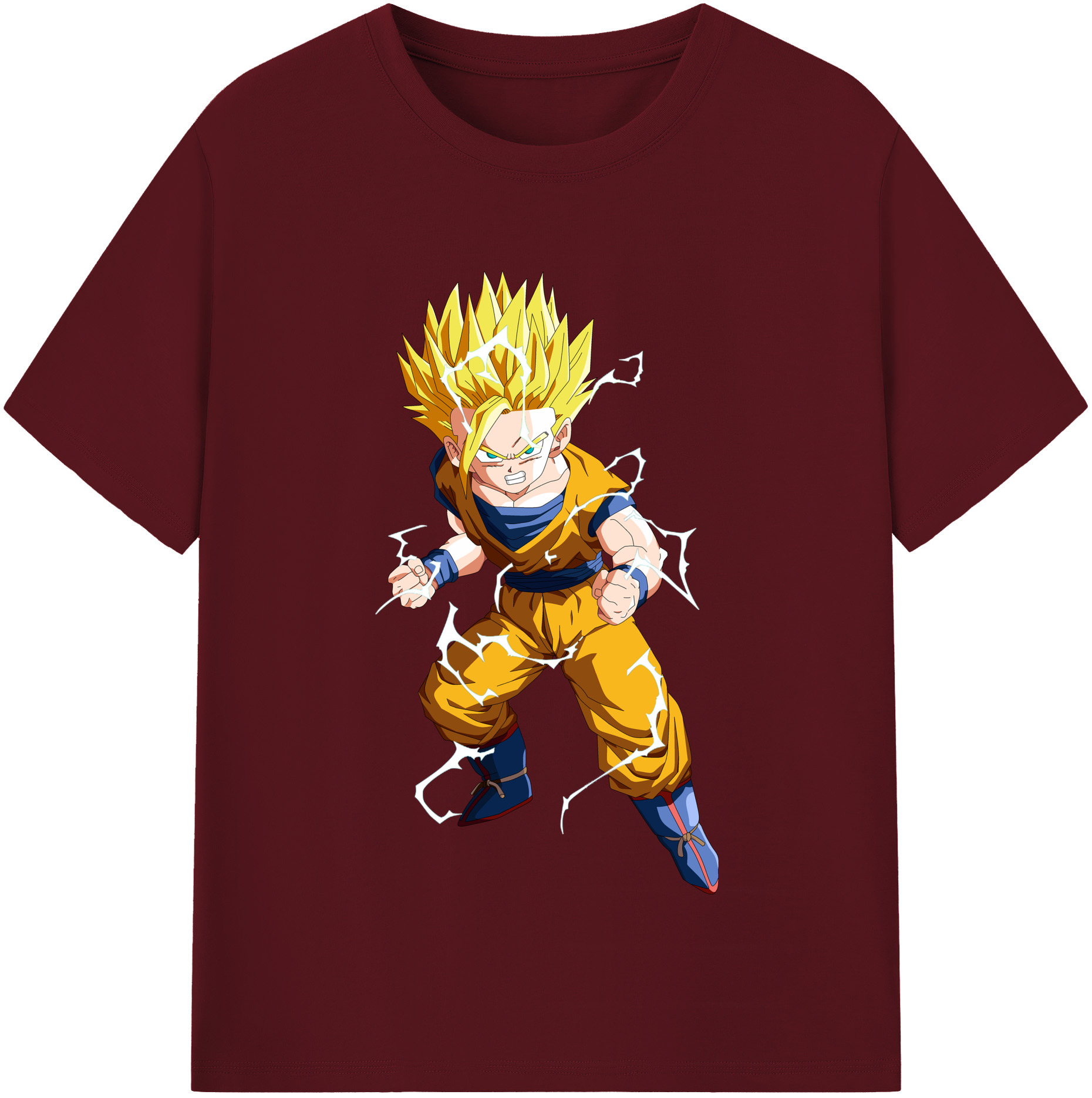 （画像用） ドラゴンボール 孫 悟飯（そんごはん）DRAGON BALL Son Gohan 綿100％半袖Tシャツ（フロントプリント）
